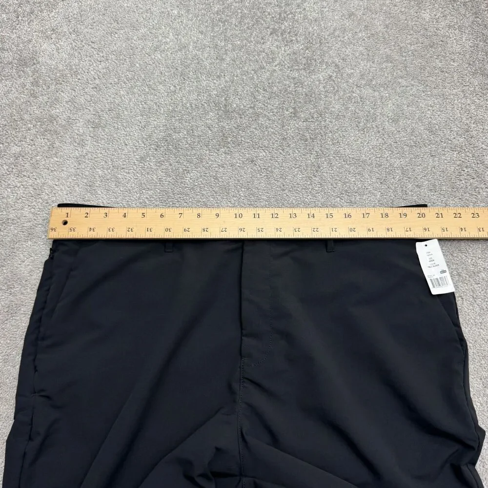 Banana Republic Stella Trouser Pants Mens 40x30 True Black Tech Travel Commuter